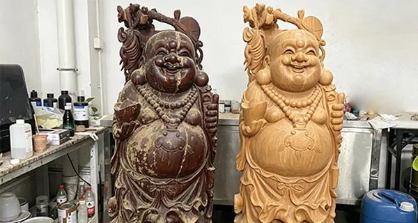 木作小象除漆清洗